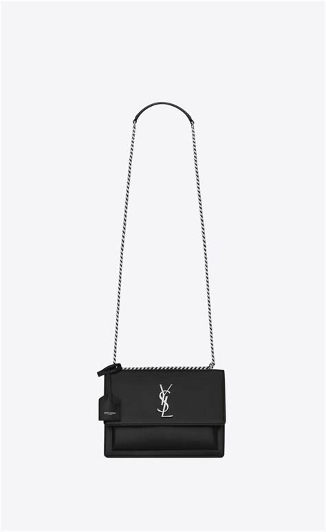 sunset medium ysl smooth leather|SUNSET medium IN SMOOTH LEATHER .